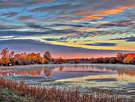 Rideau Canal At Sunrise_DSCF5065-7.jpg - Photographed along the Rideau Canal Waterway near Smiths Falls, Ontario, Canada.